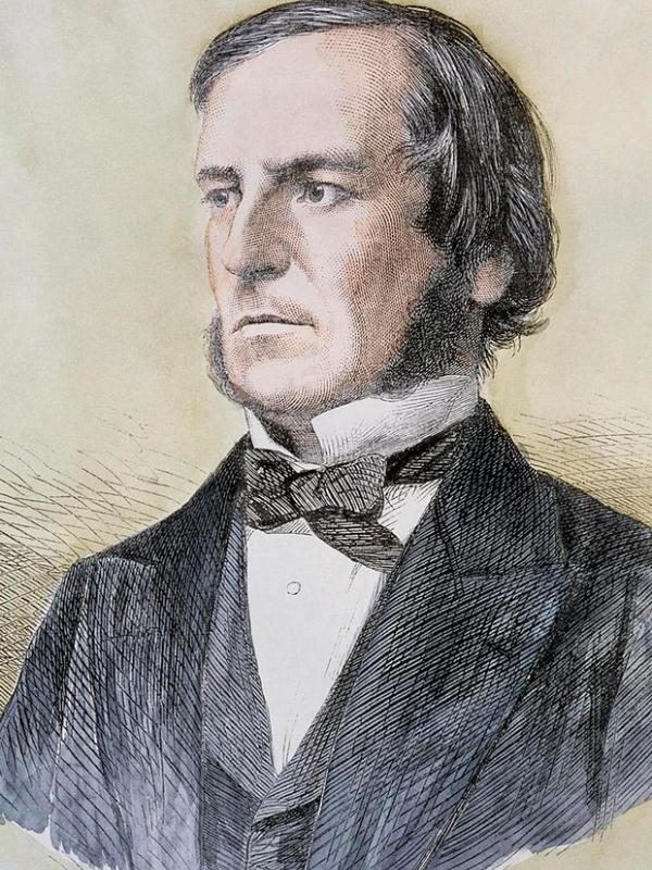 Engraved portrait of George Boole, the mathematician who devised Boolean algebra